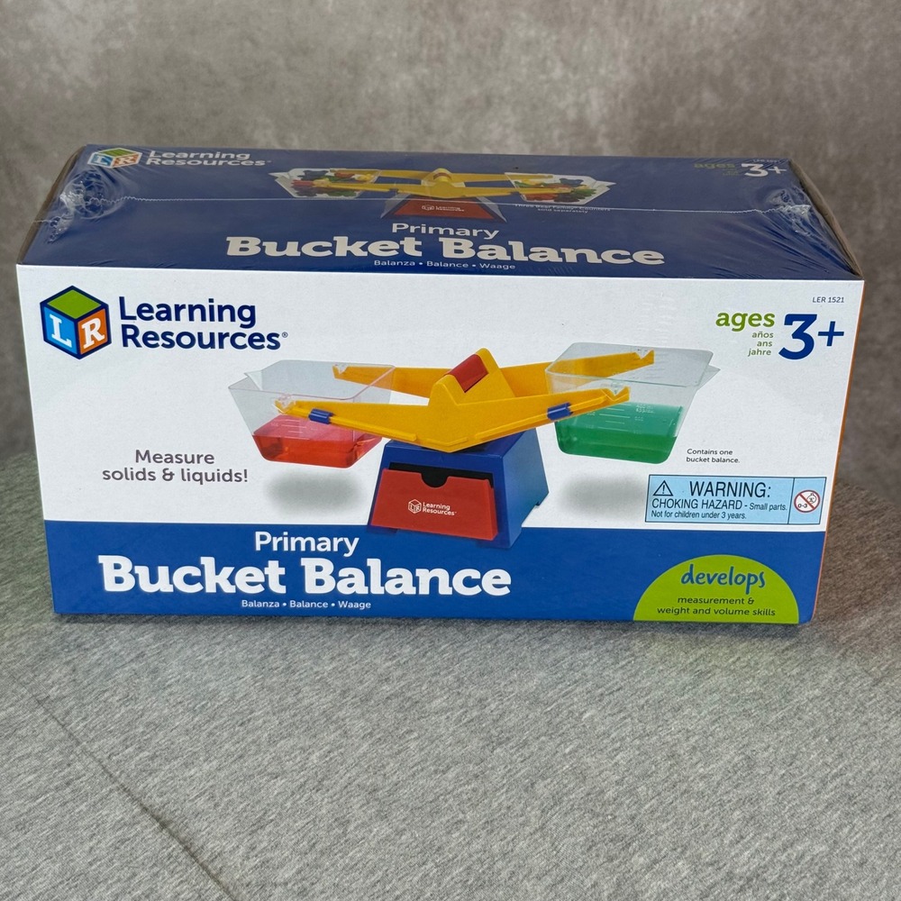 Learning Resources Primary Bucket Balance Kids Multicolor Solid LER 1521 Scale